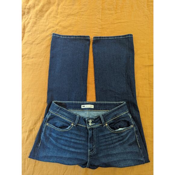 Levis 529 Mid-Rise Bootcut with Lace pocket detail - Size 12S - Picture 2 of 5